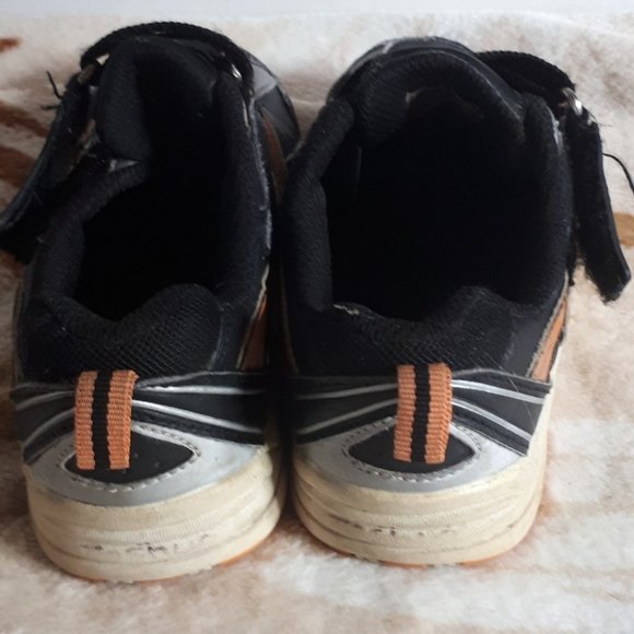 ATHLETIC WORKS | Boys Athletic Shoes Blue Orange Size 12 - Picture 4 of 8